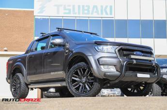FORD RANGER MO978 RAZOR BLACK SATIN MACHINED